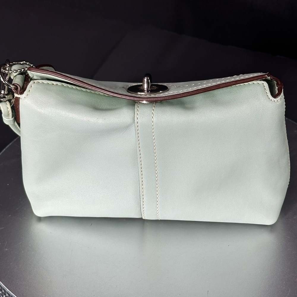 Elegant Mint Green Women's Bag pre owned Exellent condition - Picture 4 of 9
